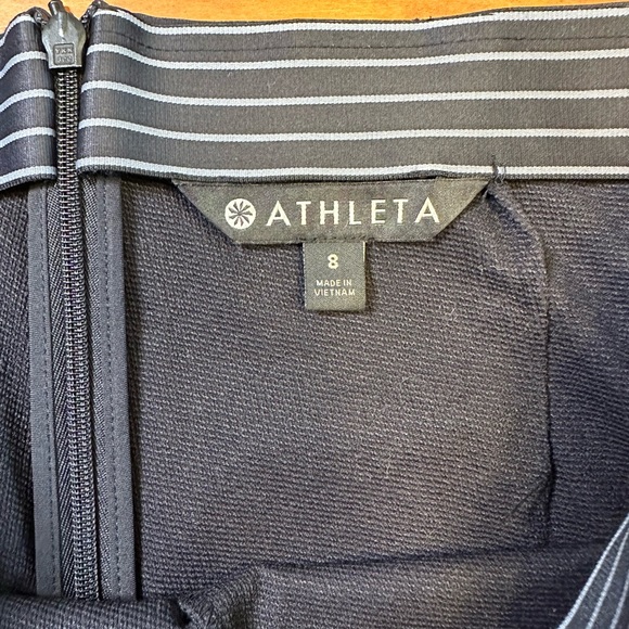 Athleta High Rise Trousers with Zip Back and Split Hem - Picture 3 of 4